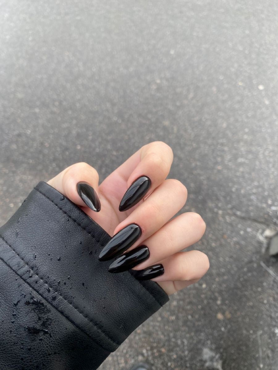 Glossy black